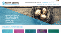 Desktop Screenshot of mathys-squire.com